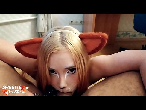 ❤️ Kitsune engole a pila e o esperma na boca ️❌ Sexo de qualidade em nós ❌❤